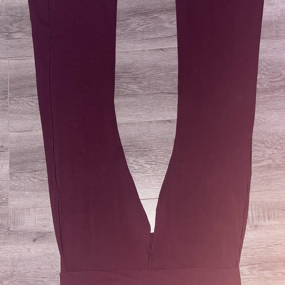 Burgundy Victoria Secret flared Leggings